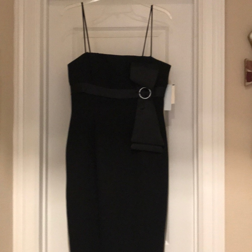 Black cocktail dress